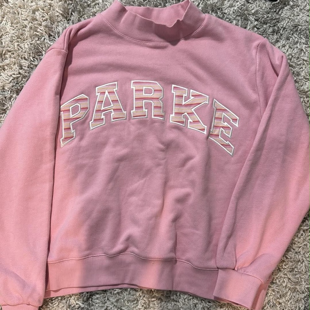 PARKE sweatpea mockneck
